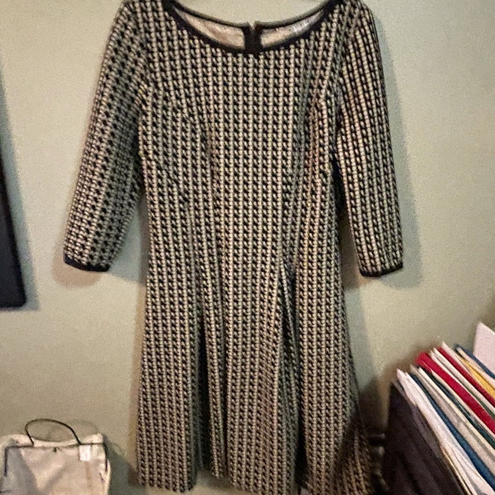 Women’s Max Studio Black/Cream design Dress